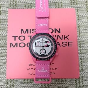 Omega X Swatch Mission to the Pink Moonphase Watch